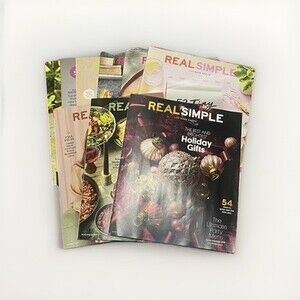 REAL SIMPLE Magazine 9 Issues 2024-2025 Lifestyle Home Gift Subscription Decor